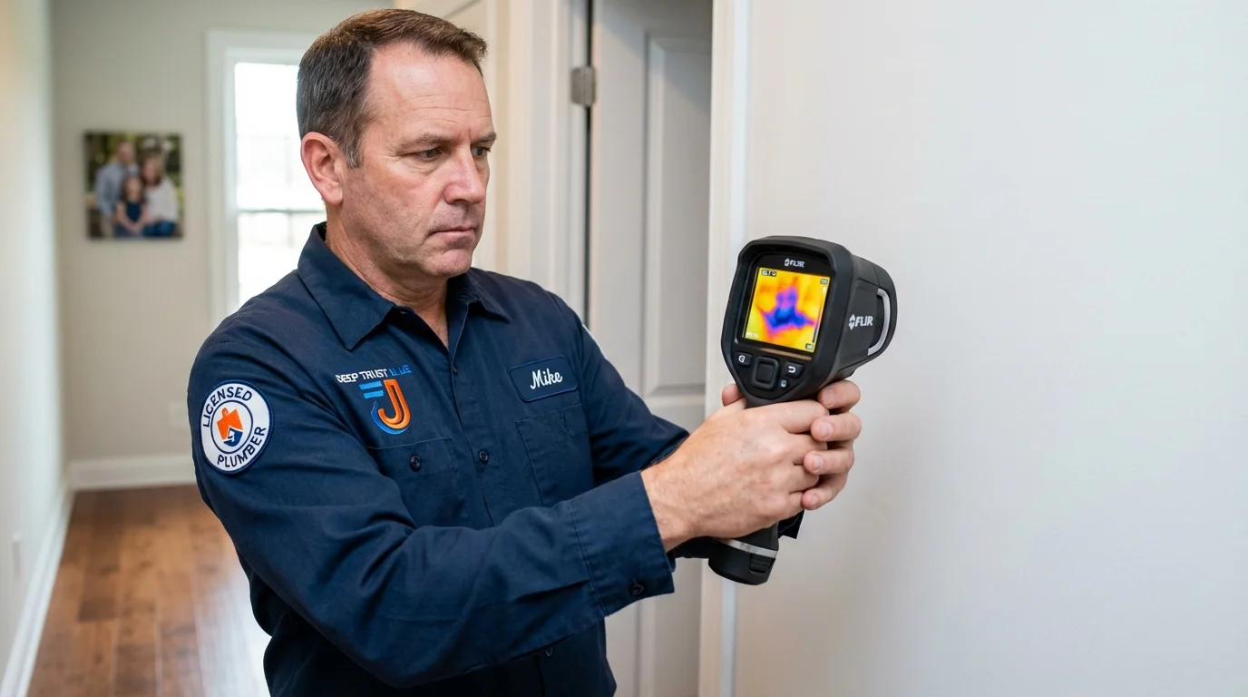 Thermal imaging leak detection by Johns Plumbing LLC in Polo